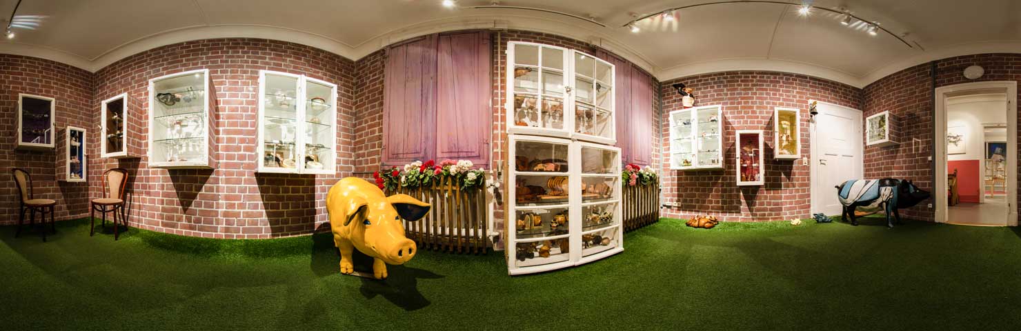 Wildschweinwald im SchweineMuseum