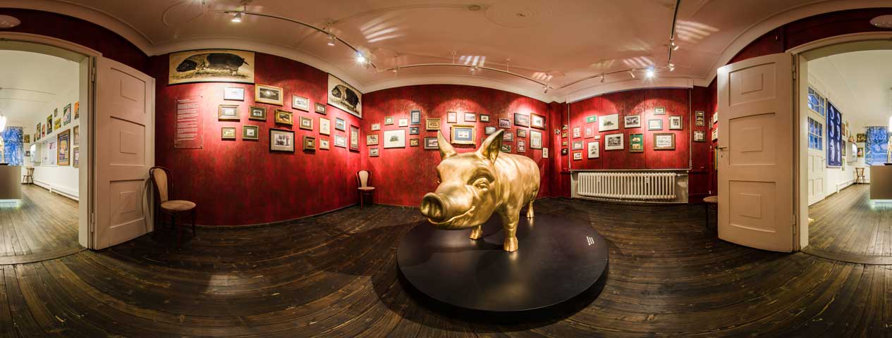 Wildschweinwald im SchweineMuseum